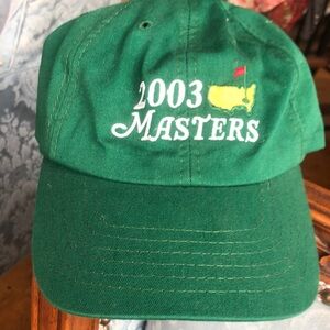 2003 Augusta National Mike Weir golf cap